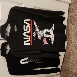 Two Nasa long sleeve T-shirts for boys